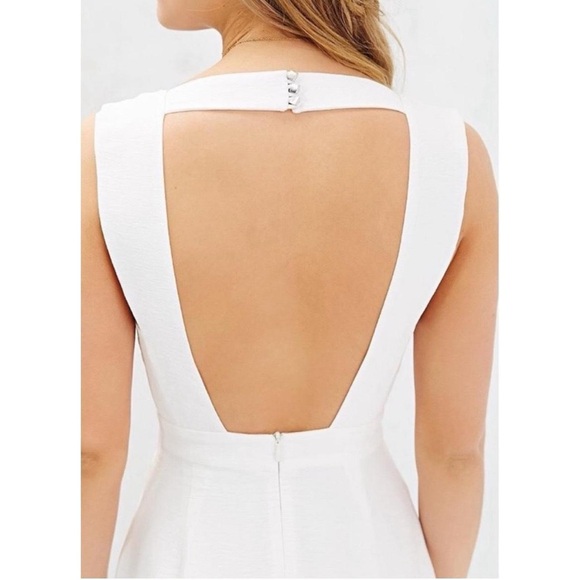 NWT Finders Keepers Basic Instinct Dress | Backless Plunge V Neck Fitted Mini - Picture 3 of 8